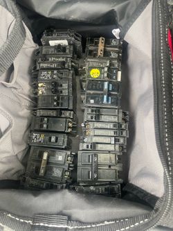 Electrical panel breakers