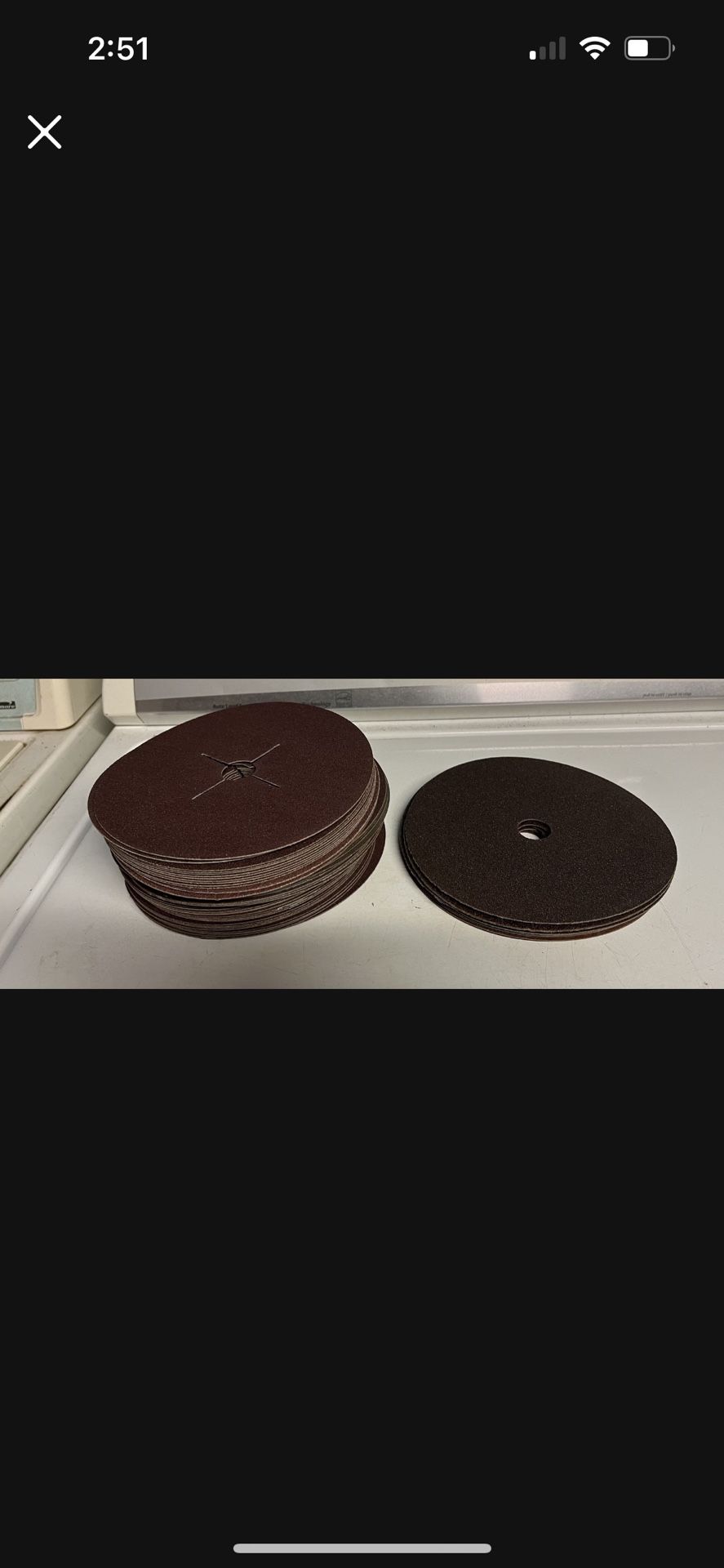 Carborundum 7 X 7/8 Sanding Disks