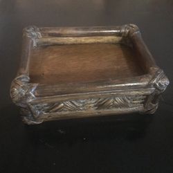 Dark Bamboo Soap Dish