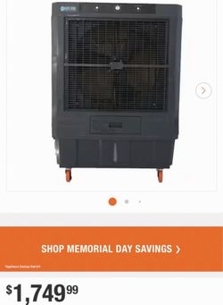 Kool Kube 18,500 CFM 3-Speed Portable Evaporative Cooler (Swamp Cooler) for 3,500 sq. ft.