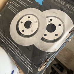 2 Brake rotors and pads
