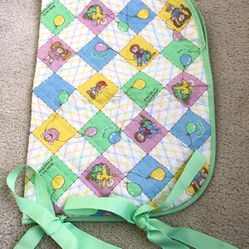 Vtg 1983 Cabbage Patch Kids Quilted Sleeper Built in Pillow Made in USA MINT