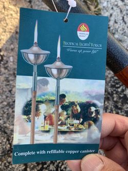 Copper Tiki Torches