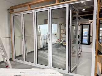 144"x80" &96"  aluminum bifold door