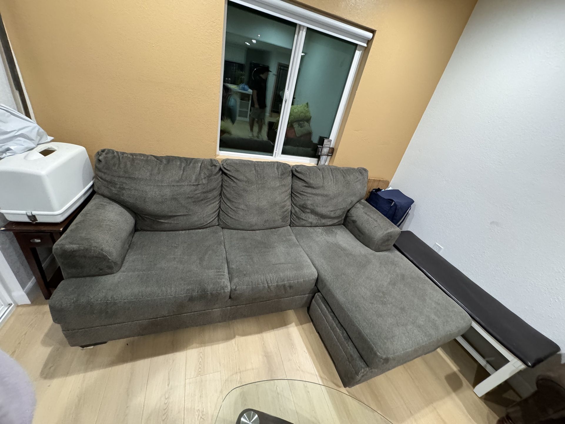 Grey couch