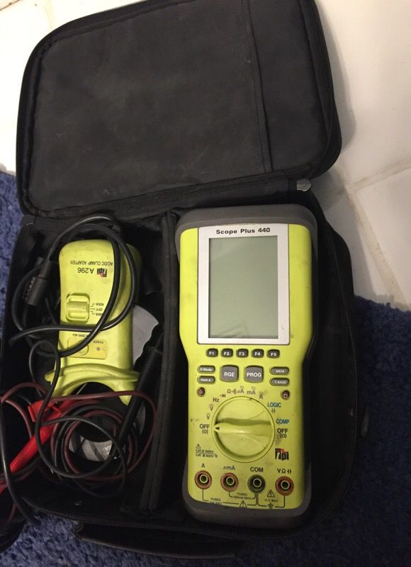 Tpi scope plus 440 true rms DMM w/ a296 amp clamp