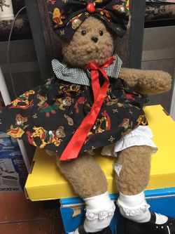 Large Holiday Teddy Bear