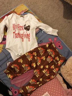 Thanksgiving baby suit