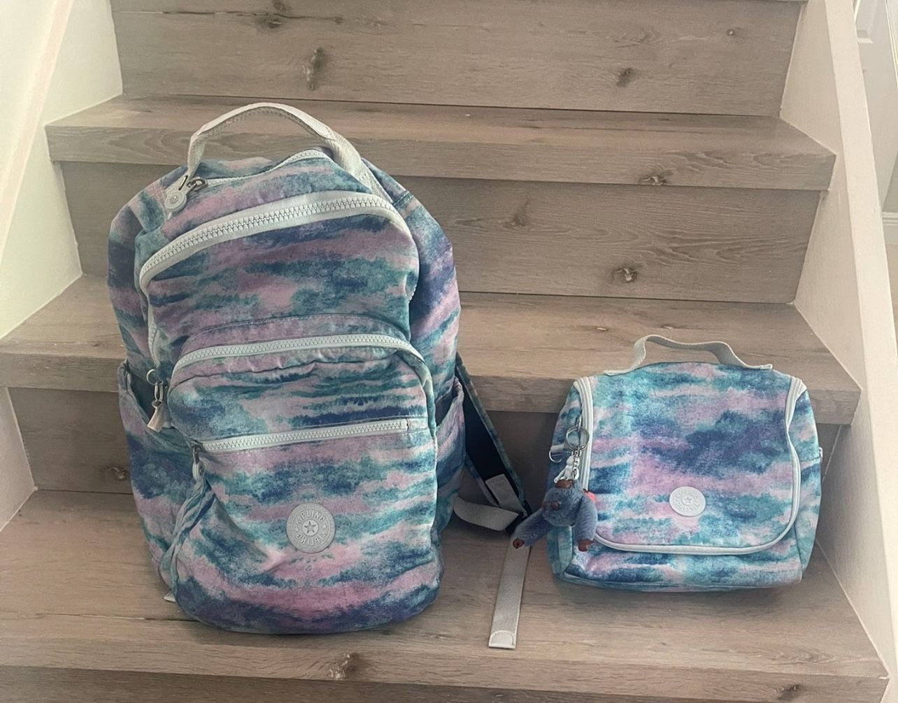 Kipling Backpack and lunch bag