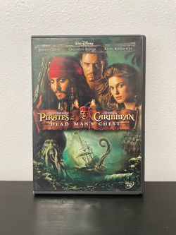 Pirates Of The Caribbean Dead Man’s Chest DVD Disney Movie Johnny Depp 2006