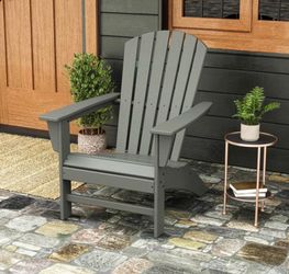 Gray Adirondack Outdoor Chair