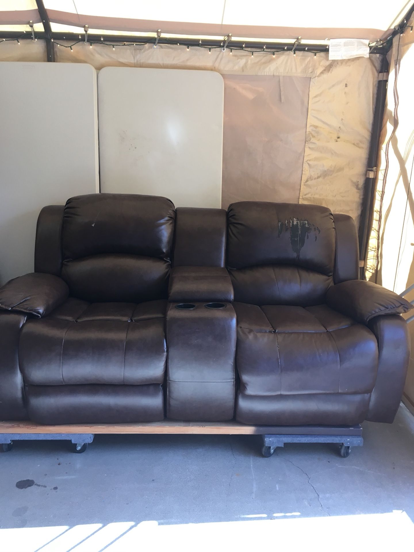 Used electric love seat couch
