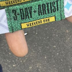Acl Artist Band For Sale 3 Day Pass Unregistered 