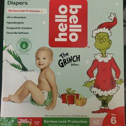 Hello Bello Grinch Size 6 Diapers