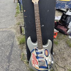 Electric Guitar With Mic And Case