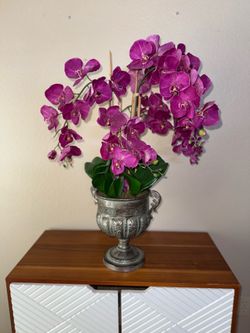 Indoor artificial orchid plant