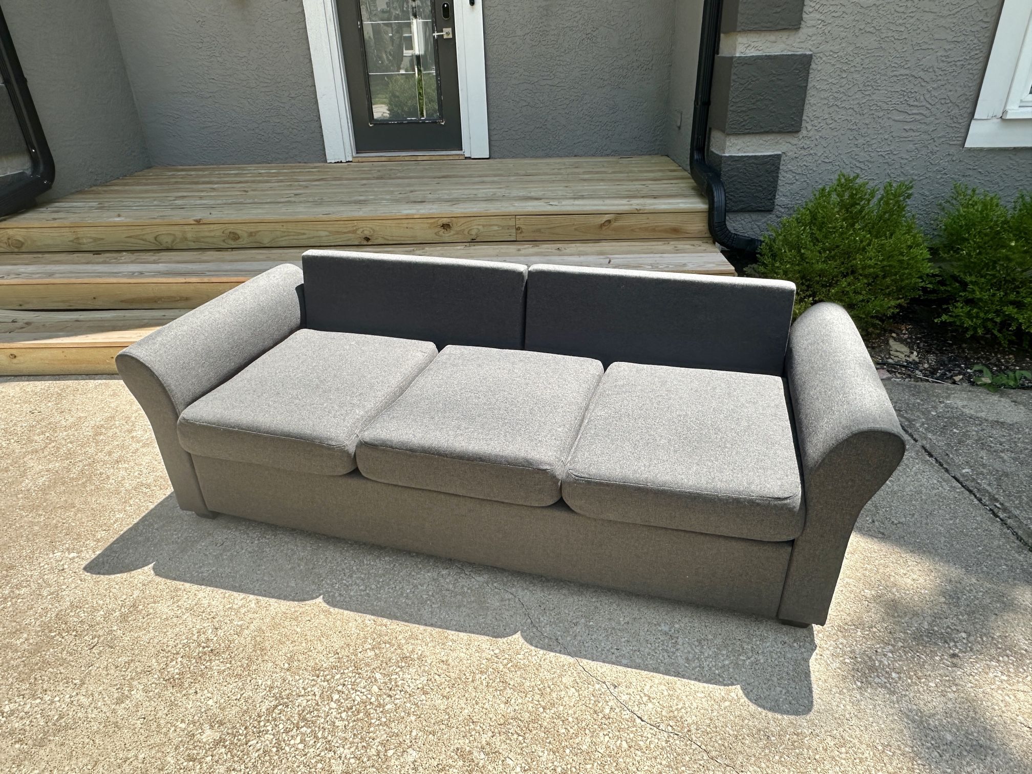 77” Grey Couch Good Condition