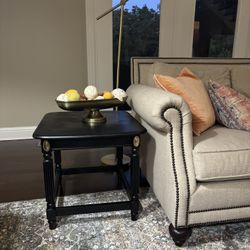 Two Wood End Tables