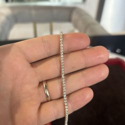 2.85 Ct Diamond Tennis Bracelet 14k Yellow Gold 7 Inches