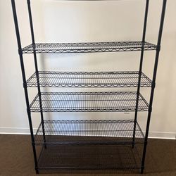 Black wire shelf
