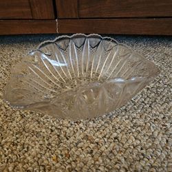 Curved Glass Bowl
