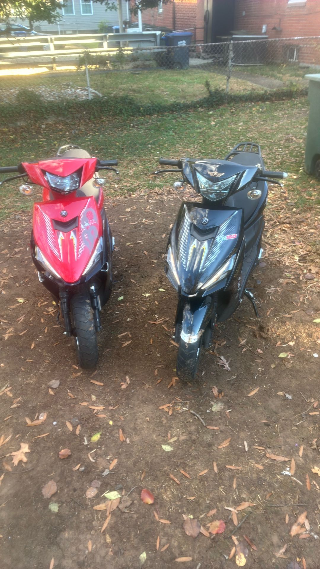 49Cc No Tittle (lost The Keys Hotwire) Package Deal The Red One Rear Wheel Is Flat