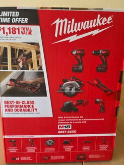 Tools combo Milwaukee