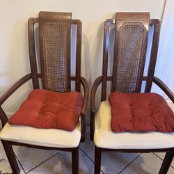 Thomasville Vintage Splat Back Dining Chairs - Set of 6
