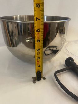 6 Q Stainless Steel Mixing Bowl with Lid (3 pieces set)