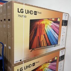 75” LG UT8000 4K HDR SMART TV