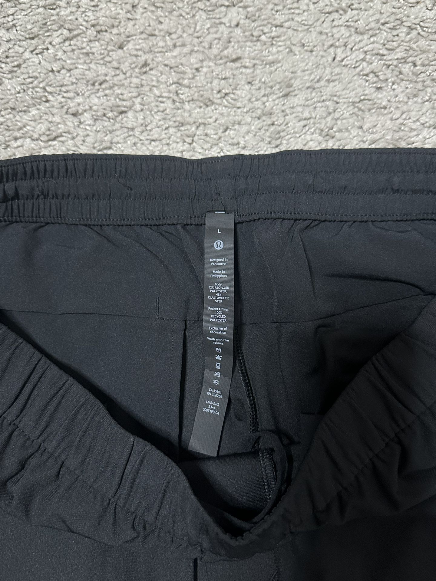 Men's Lululemon Black Joggers
