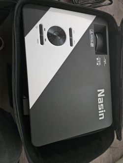 Nasin Portable Projector - Great for Home Theater & More!