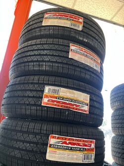 ✔️📲235/55:18 vendo set de llantas nuevas arroyo