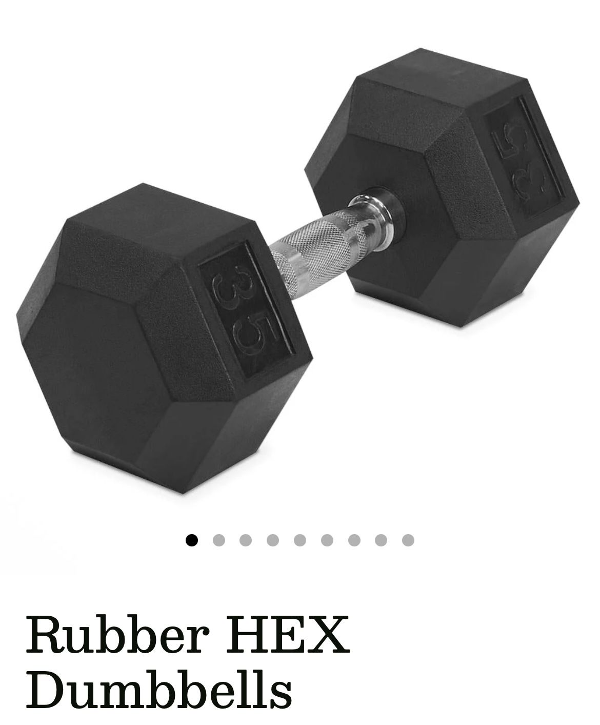Rubber Hex Dumbbells New Cheap!!!!