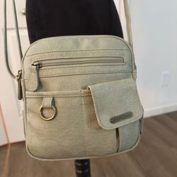 Brand New With Tags Green Crossbody