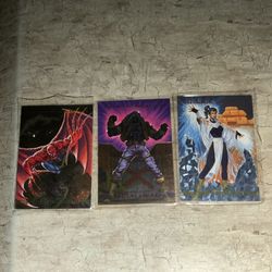 1993 MARVEL MASTERPIECES X-MEN 2099  DYNA-ETCH BLOODHAWK S6, METALHEAD S4, KRYSTALIN S3