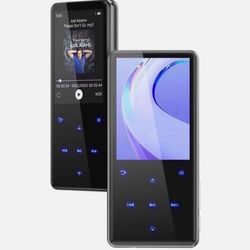 64GB MP3 Player Bluetooth 5.3 Portable MP3 Player Music Player with Built-in Speaker, Random Playback, Video, eBook, Pedometer, FM Radio, 2.4 Inch Dis