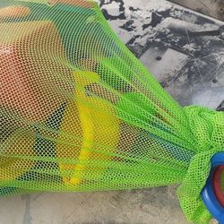 Giant Bag Of Beach Toys Plus Hammock Floatie