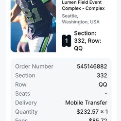 Seahawks Vs. 49ers. Thursday Night 
