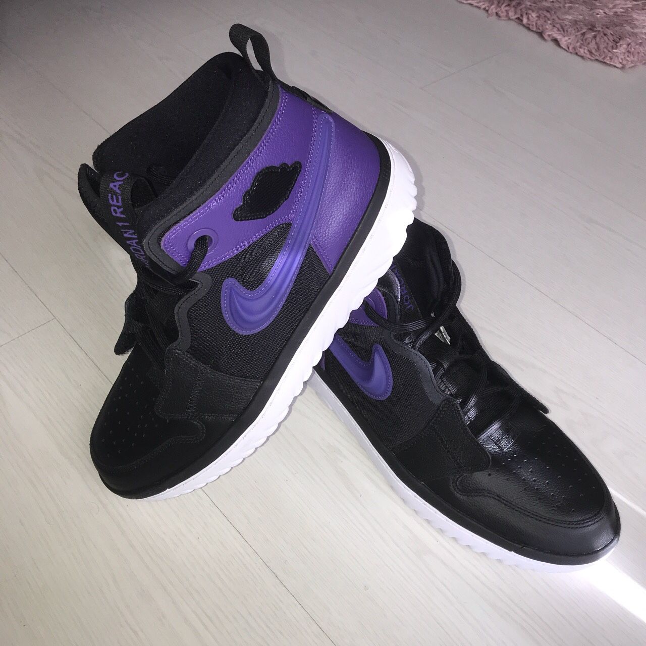 Air Jordan 1 React Purple Size 12