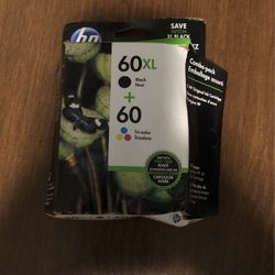HP 60 XL Black And Tri Color