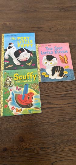 Little Golden Books Set of 3 books
