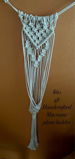 Handcrafted macrame $60