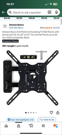 TV wall mount