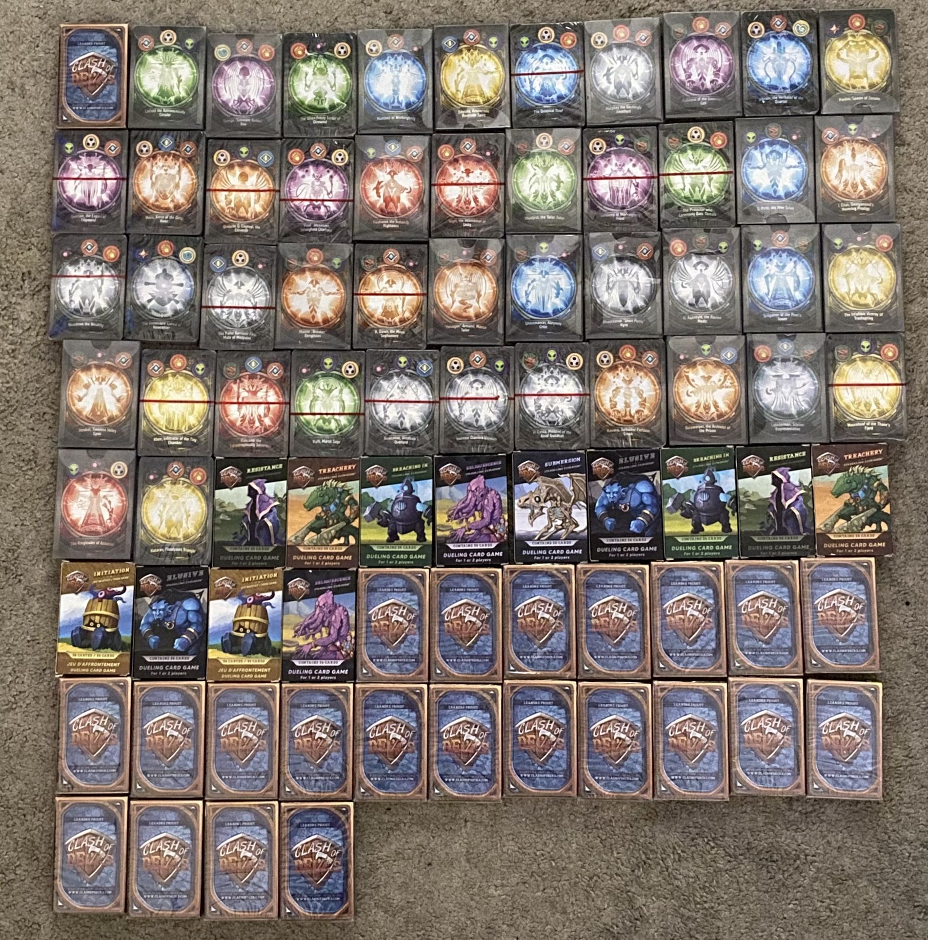 Huge Lot Of Trading Card Game Packs