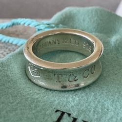 TIFFANY&Co. Tiffany Silver 925 Ring 1837 Sterling Silver 
