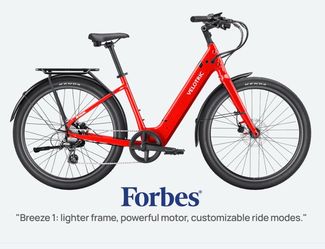 Velotric Breeze 1 Cruiser Ebike- Classic Scarlet- Regular