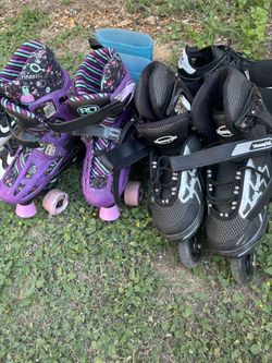 Adult Black Roller Blades For Only $19!