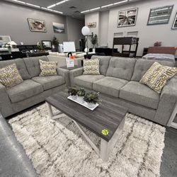 2 PC SOFA AND LOVESEAT 