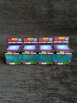 NEEDOH NICE CUBE GLITTER & GLOW BLUE